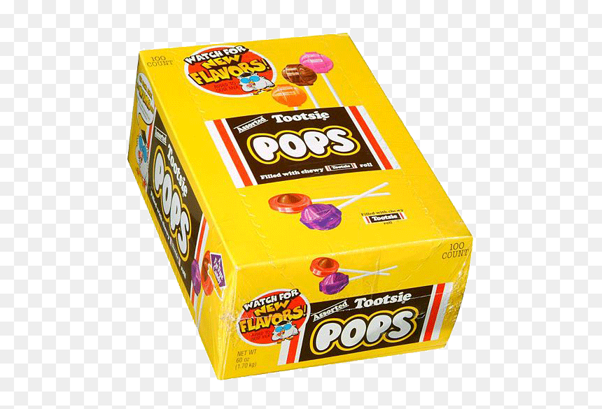 Tootsie Pop 100 Count, HD Png Download - tootsie pop png