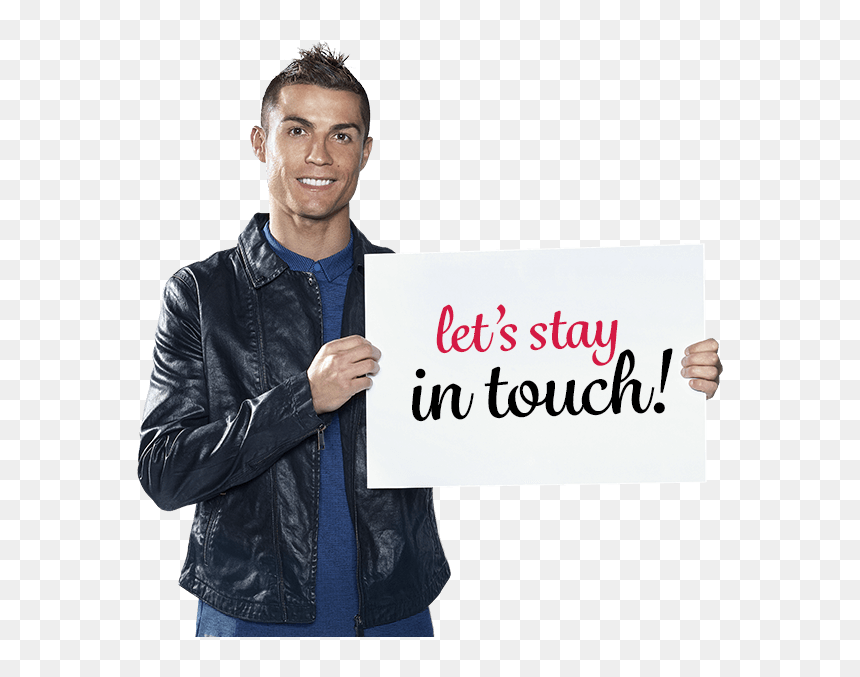 Let"s Stay In Touch - American Tourister Cristiano Ronaldo, HD Png Download - cristiano png