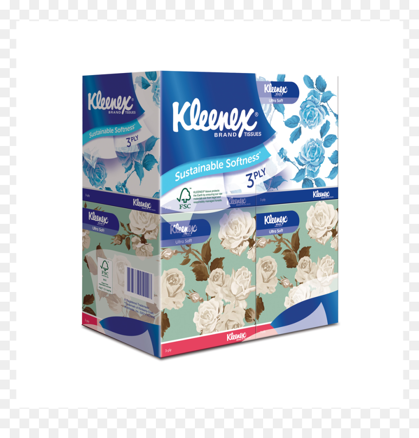 Kleenex Cube Tissue Sg, HD Png Download - kleenex png