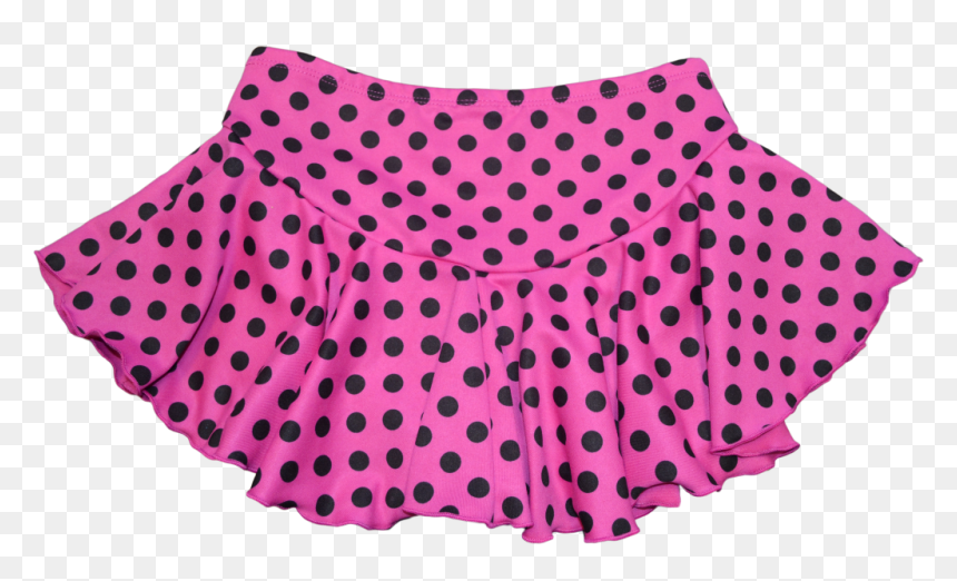 K02 Fuchsia Dot Skirt - Gucci Embroidered Gg Polo Replica, HD Png Download - pink skirt png
