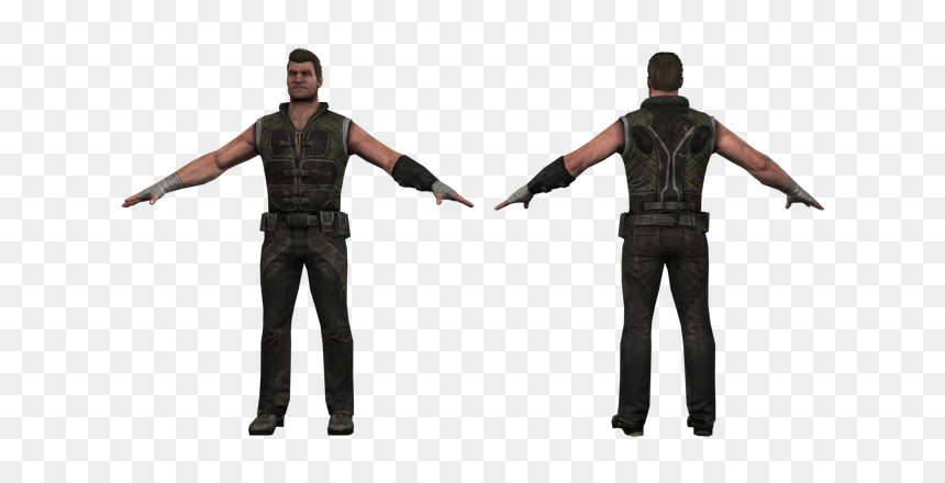 Download Zip Archive - Sub Zero Model Sheet, HD Png Download - johnny cage png