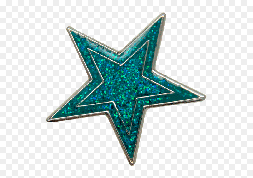 Circle, HD Png Download - silver glitter star png