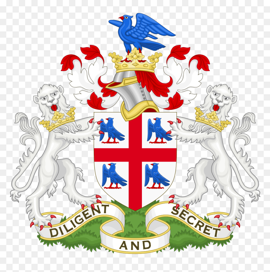 1058px Coat Of Arms Of The College Of Arms - College Of Arms, HD Png Download - royal lion png