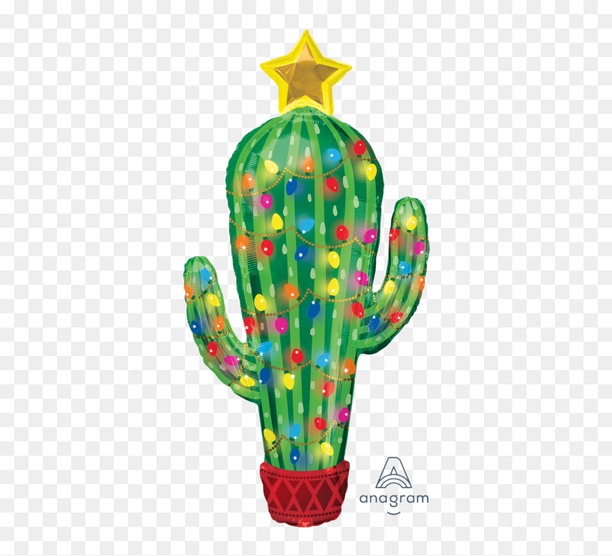 Balloon Cactus Christmas, HD Png Download - curious george with balloons png