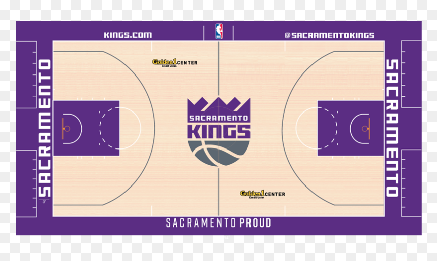 Golden 1 Center Floor, HD Png Download - sacramento kings png