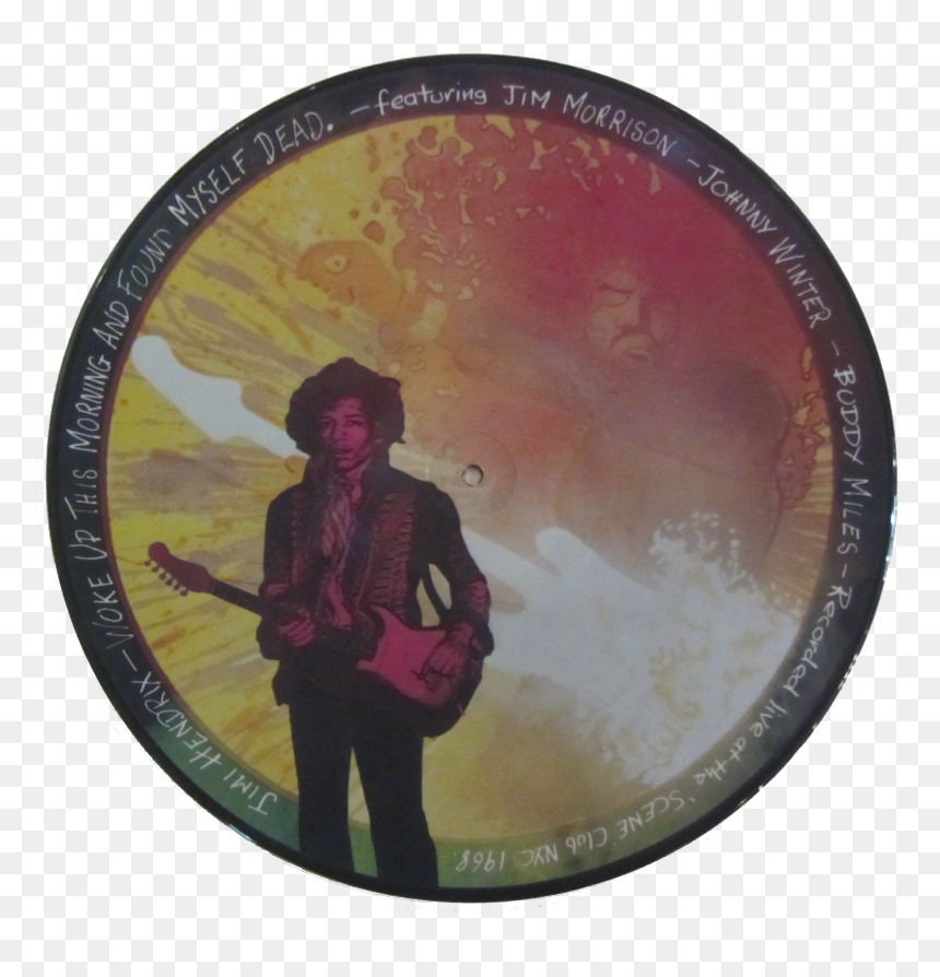 Jimi Hendrix Picture Disc, HD Png Download - jim morrison png