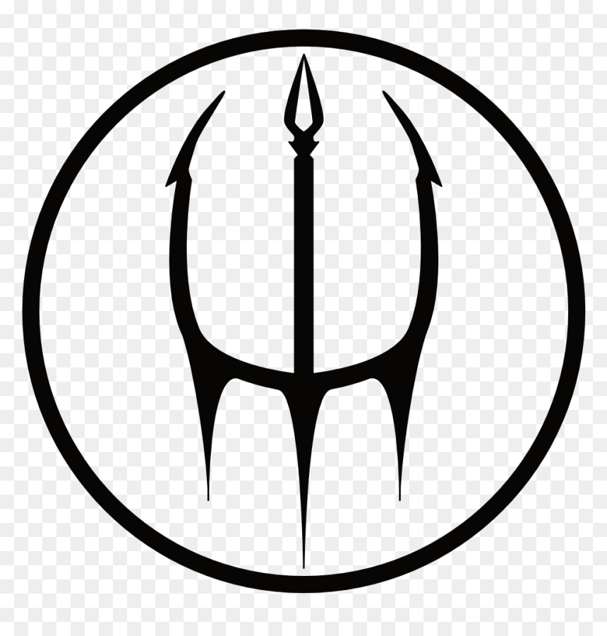 Emblem, HD Png Download - poseidon trident png