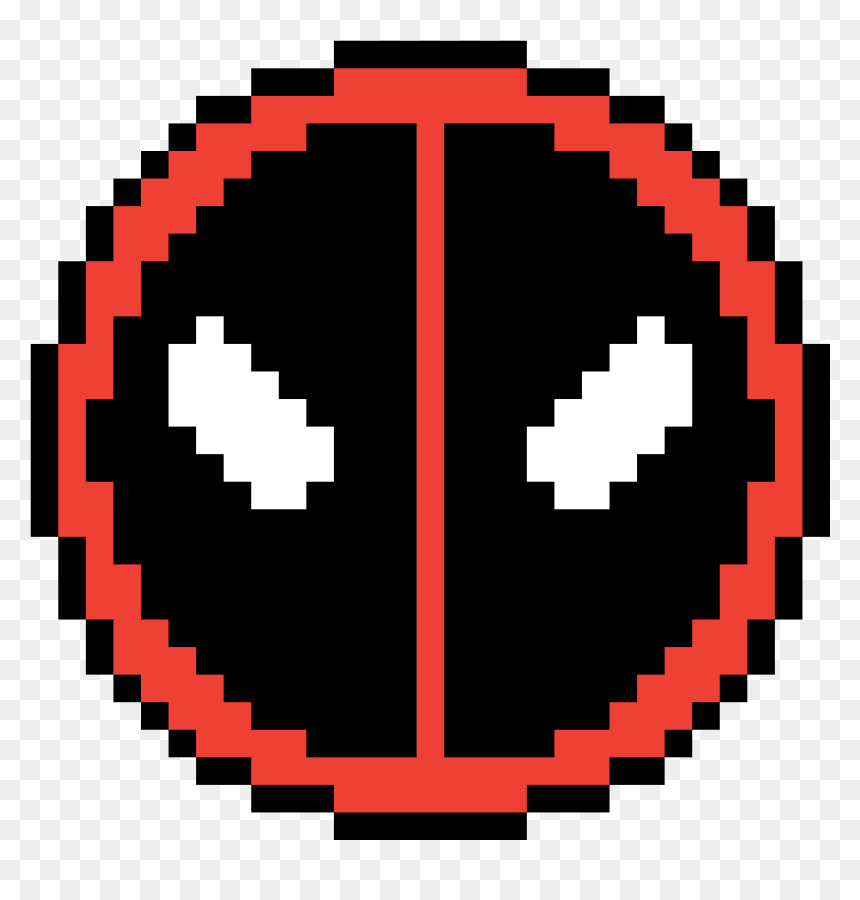 Deadpool Logo Pixel Art, HD Png Download - deadpool symbol png