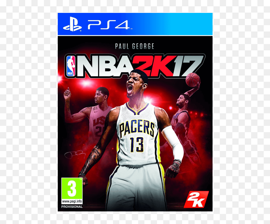 Nba 2017 Ps4, HD Png Download - nba2k17 logo png