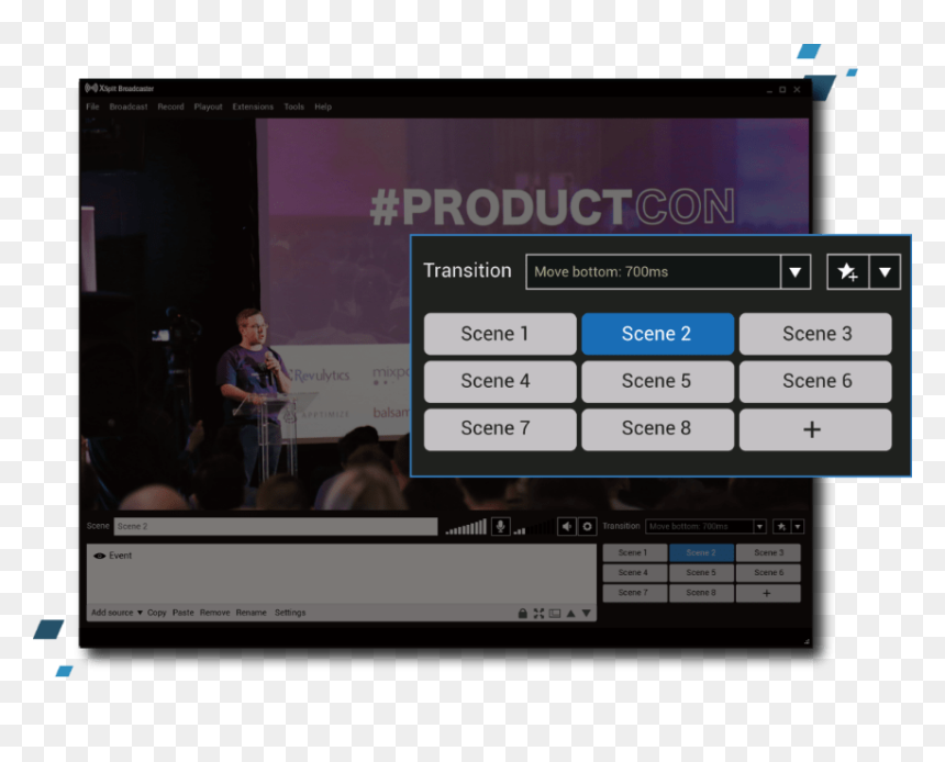 Professionelle Funktionen Für Die Produktion - Product School Events, HD Png Download - xsplit logo png