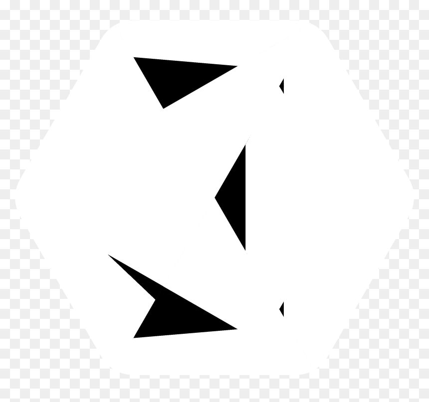 Kraken Logo Black And White - Triangle, HD Png Download - kraken logo png