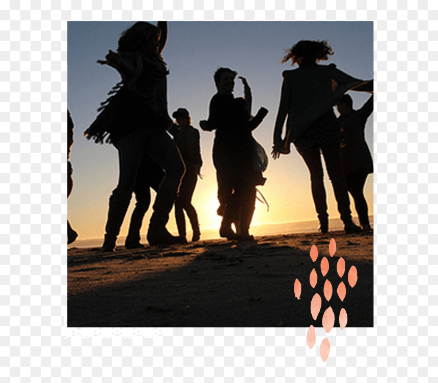 Silhouette, HD Png Download - people walking away silhouette png