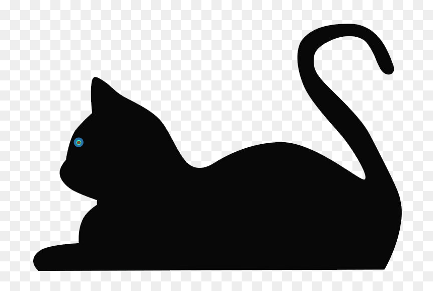 Feline Clipart Touch, HD Png Download - sitting cat silhouette png