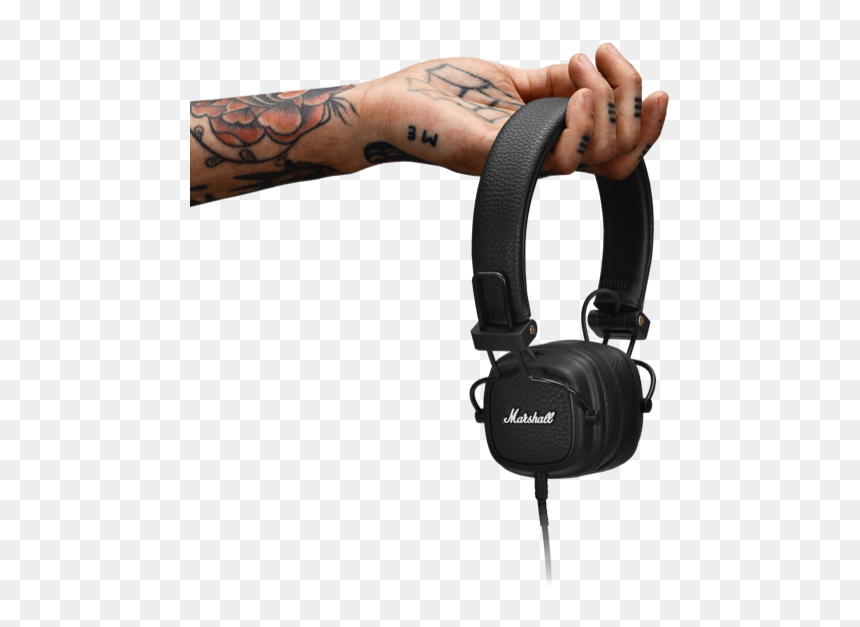 Marshall Major 3, HD Png Download - headphones silhouette png