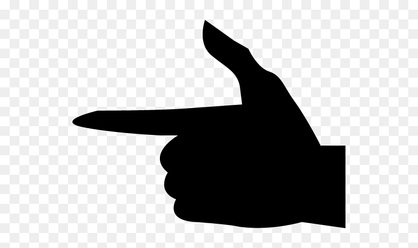 Pointing Silhouette Transparent Background, HD Png Download - skeleton silhouette png