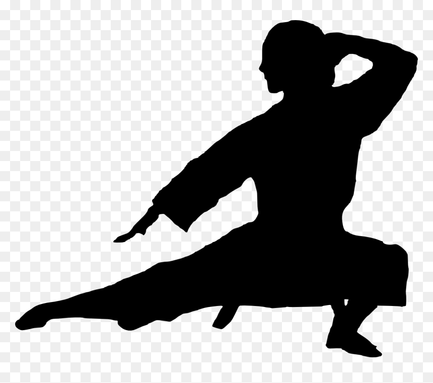 Silhouette Karate Martial Arts Clip Art - Transparent Martial Arts Png, Png Download - martial arts silhouette png