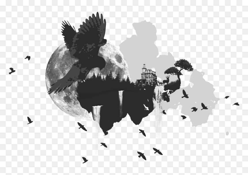 Illustration, HD Png Download - island silhouette png