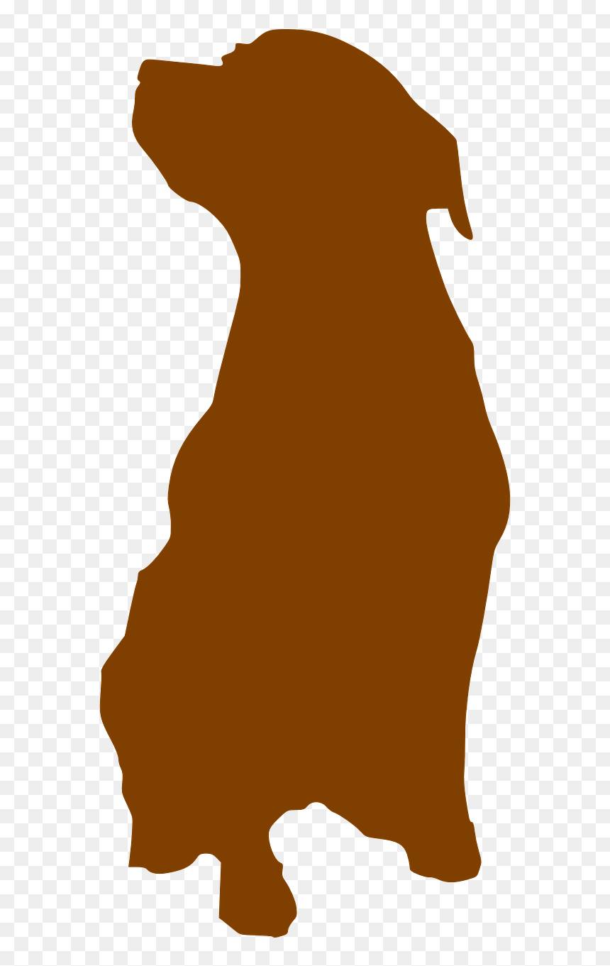 Sitting Dog Silhouette, HD Png Download - corgi silhouette png