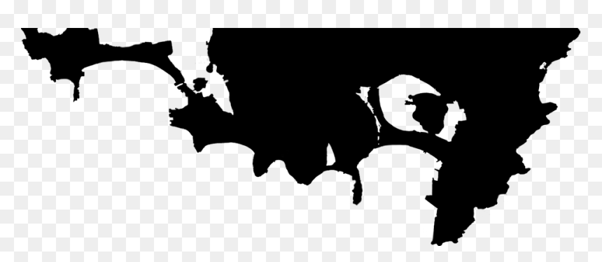 Sint Maarten Silhouette Png, Transparent Png - island silhouette png