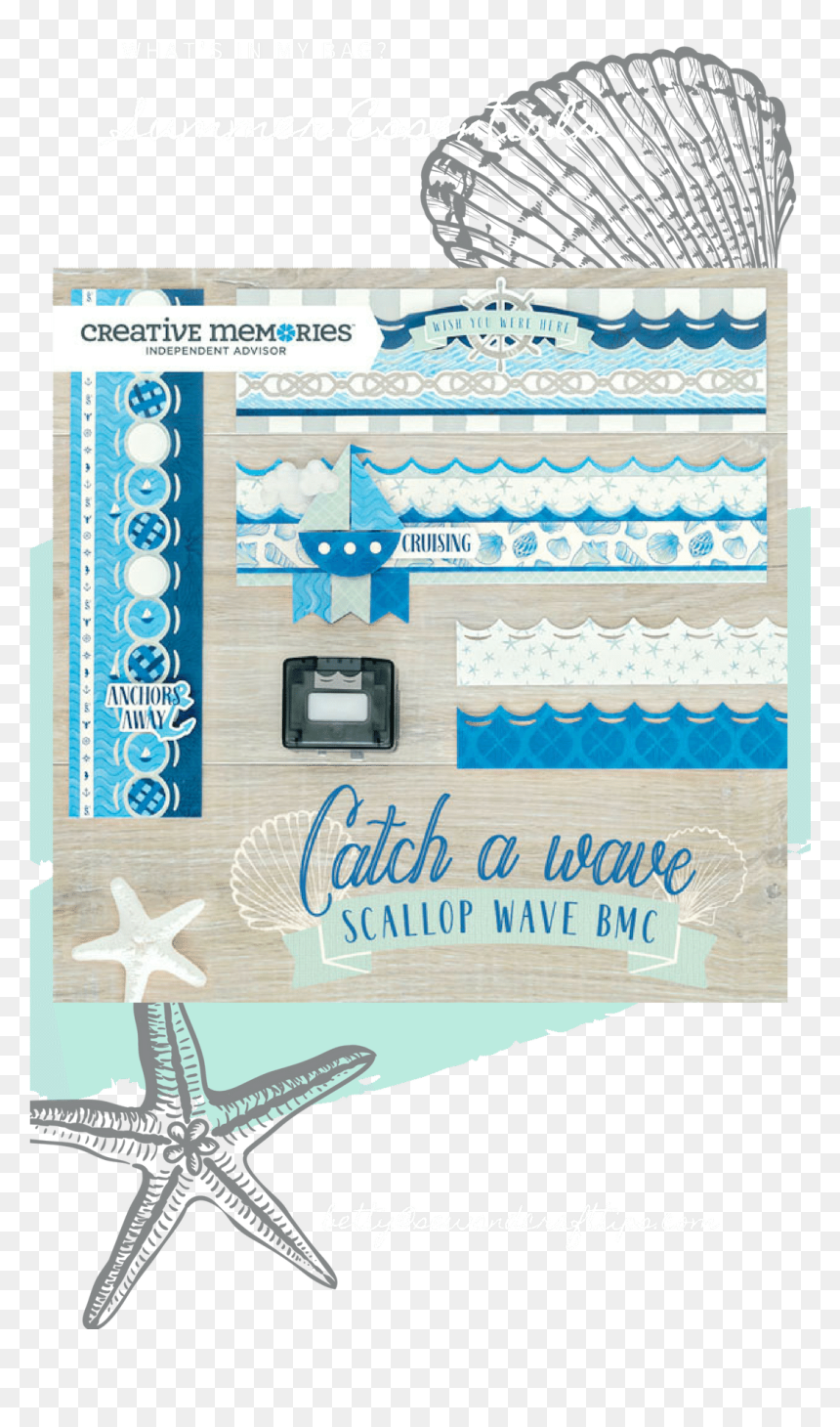 Creative Memories Scallop Border, HD Png Download - nautical border png