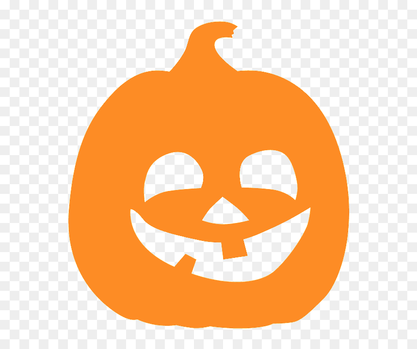 Pumpkin Silhouette Clip Art, HD Png Download - jack o lantern silhouette png
