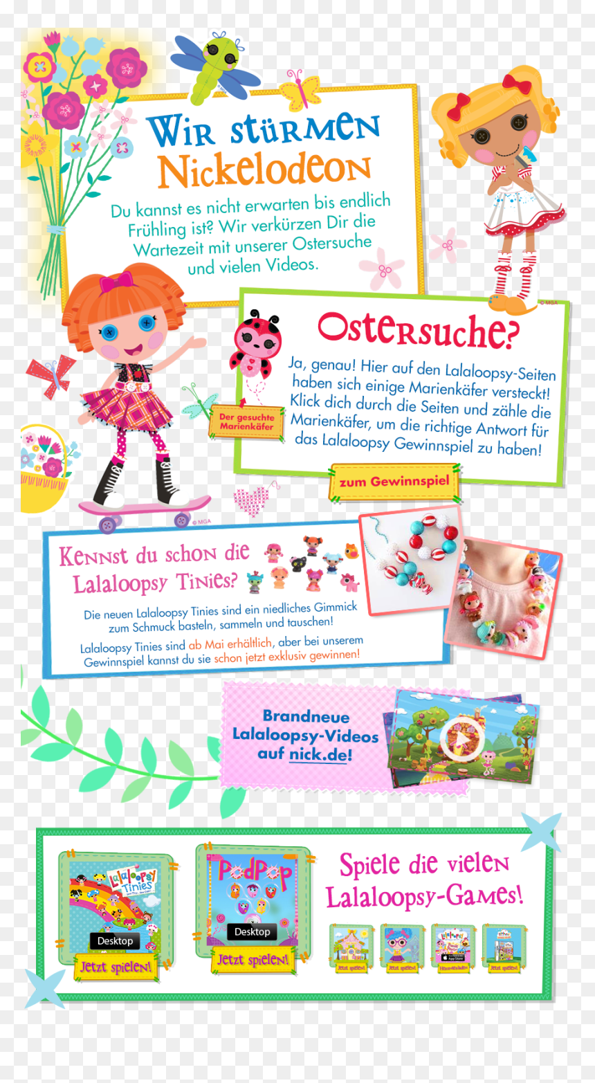 Cartoon, HD Png Download - lalaloopsy png