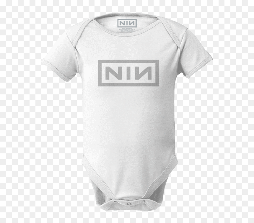 Nin Logo White Onesie - Janet Jackson State Of The World Concert Merchandise, HD Png Download - white onesie png