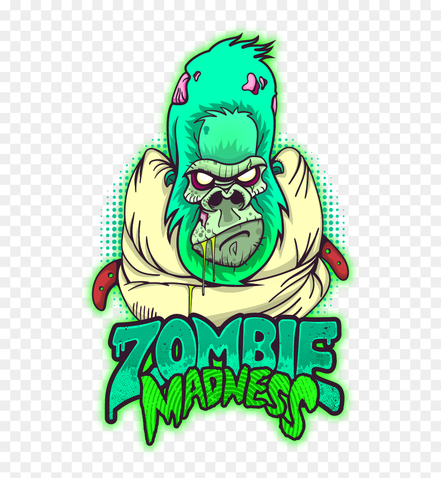 Zombie Madness On Behance - Zombie Madness, HD Png Download - swat kats png