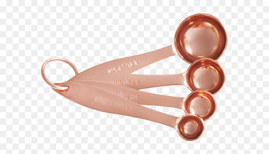 Giadzy Copper Plated Measuring Spoons, HD Png Download - measuring spoons png