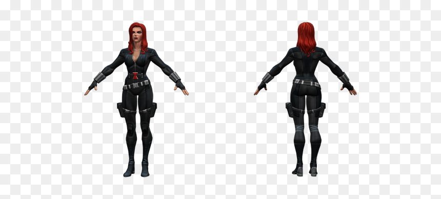 Download Zip Archive - Daredevil Netflix 3d Model, HD Png Download - black widow marvel png