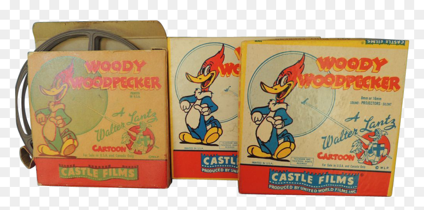 Vintage 8mm Castle Films Cartoon Movies Woody Woodpecker - Andy Panda Cartoon, HD Png Download - cartoon castle png