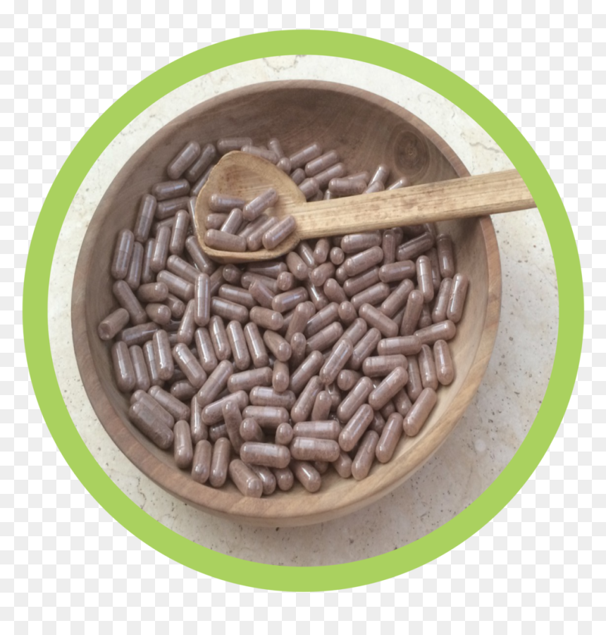 Wooden Bowl Of Pills - Wood, HD Png Download - pills.png