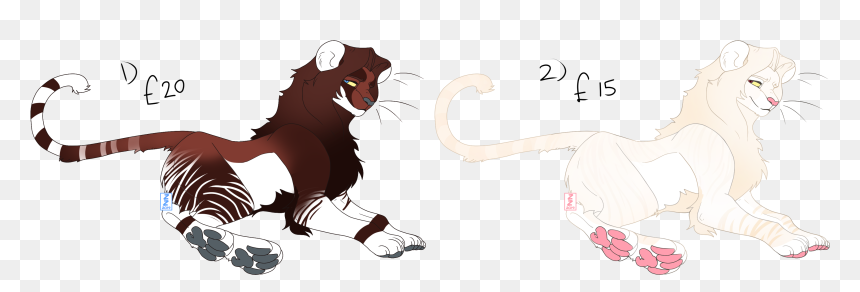 [open] Liger Adopts - Cartoon, HD Png Download - liger png