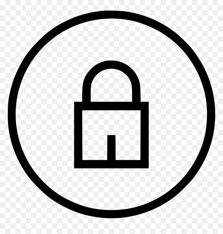 Lock Secure Sequrity Ui Applock App - Icon, HD Png Download - lock emoji png