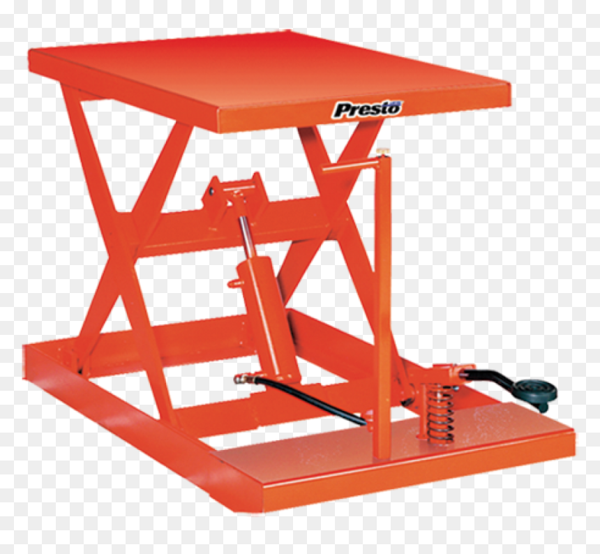 Light Duty Scissor Lift Table"
 Title="light Duty - Manual Lift Platform, HD Png Download - scissor lift png