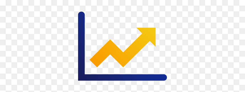 Graphics, HD Png Download - rising arrow png