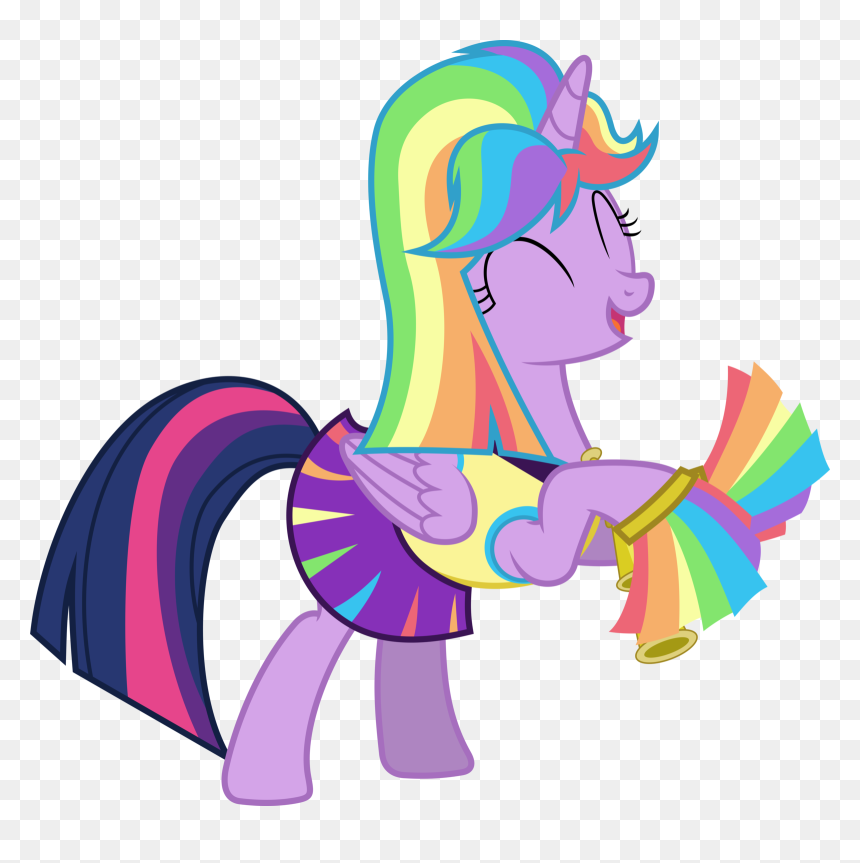 Twilight Sparkle Cheering By 90sigma-d73 - Princess Twilight Sparkle Cheerleader, HD Png Download - twilight sparkle alicorn png
