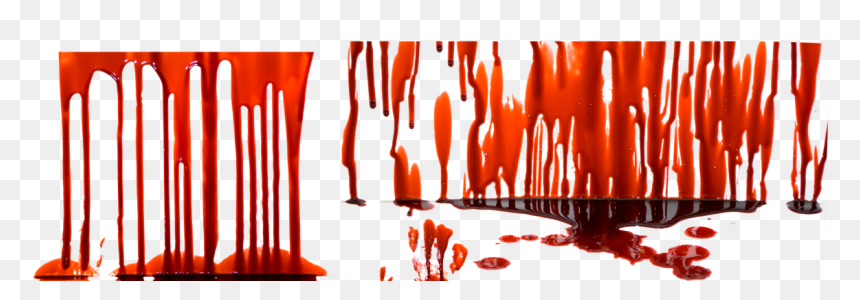 Blood Drip Blood Splatter Transparent, HD Png Download - bloody pentagram png