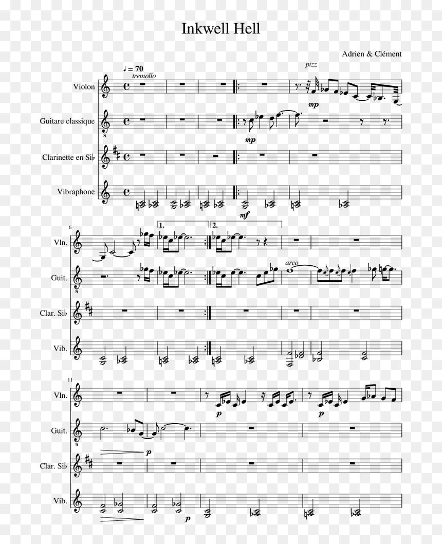 Juan Colorado Partitura, HD Png Download - inkwell png
