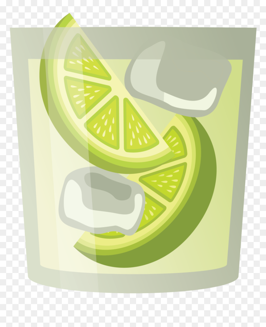 Emoji Limão - Graphic Design, HD Png Download - martini emoji png