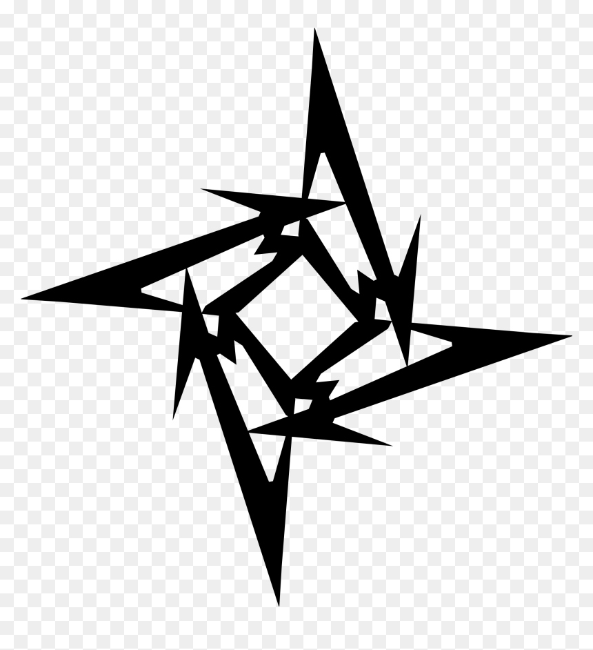 Metallica Ninja Star Logo, HD Png Download - metallica logo png