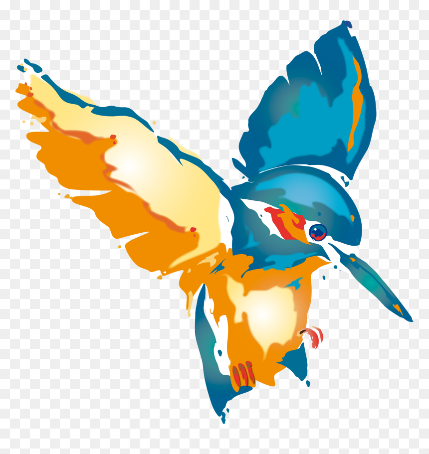 Kingfisher Graphic, HD Png Download - kingfisher logo png