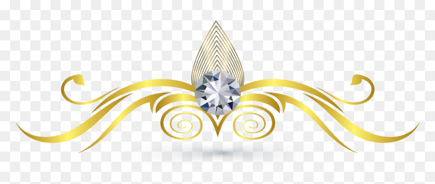 Diamond Gold Logo Design, HD Png Download - diamond logo png