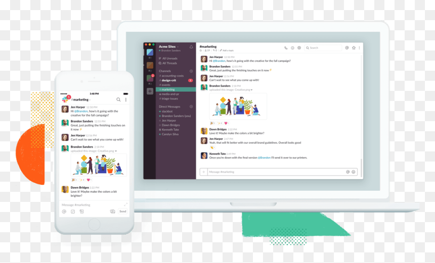 Slack Collaboration, HD Png Download - slack logo png