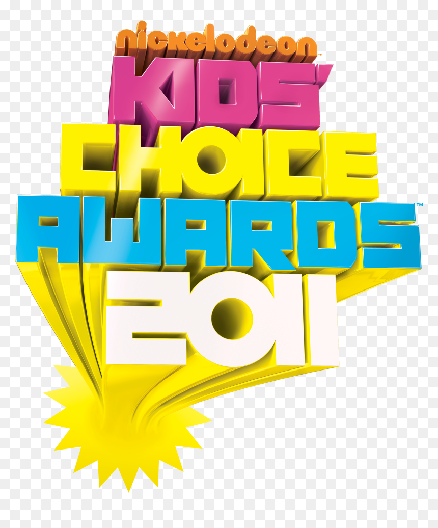 Nickelodeon Choice Awards Logo, HD Png Download - nickelodeon logo png