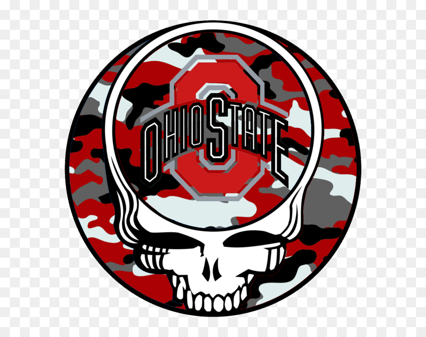 Grateful Dead Steal Your Face Background, HD Png Download - ohio state logo png