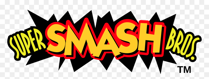 Super Smash 64 Logo, HD Png Download - smash bros logo png