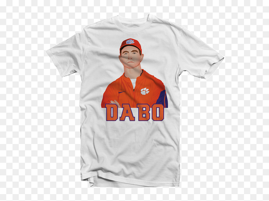 Dabo Swinney T Shirt, HD Png Download - clemson helmet png