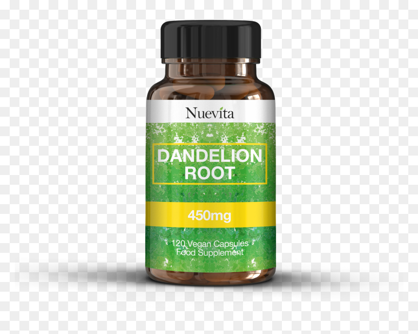 Dandelion Root Vegan 450mg Capsules, HD Png Download - dandilion png