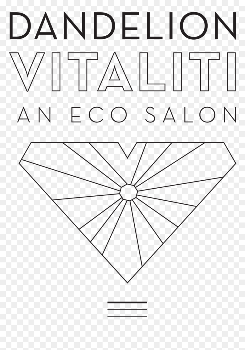 Dandelion Vitaliti Logo Web, Black - Triangle, HD Png Download - dandilion png